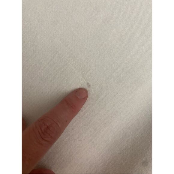 Rachel Zoe Embroidered "Love" White Pullover Sweater, Sz Medium - Picture 2 of 8